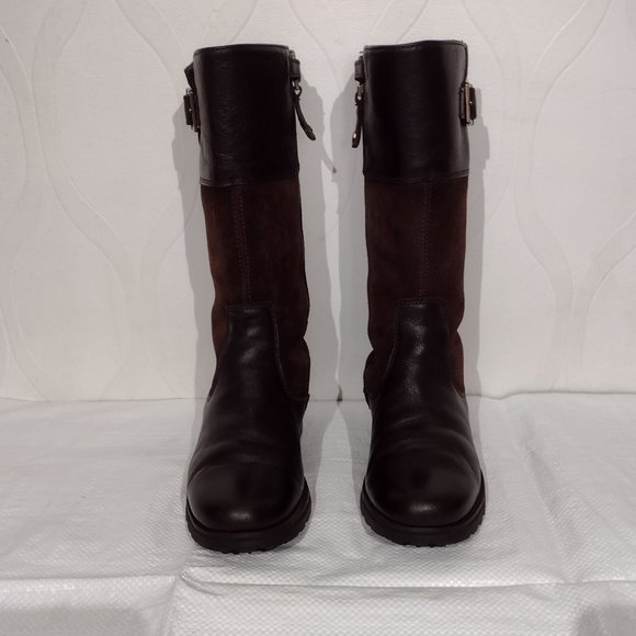 Timberland Western Buckle Boots Size UK 5.5 Womens Brown - Picture 2 of 13